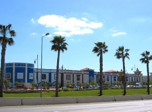 Algarve Shopping - View across the car park
