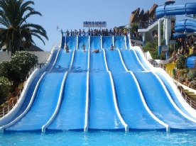 Slide and Splash waterpark Lagoa - water rides
